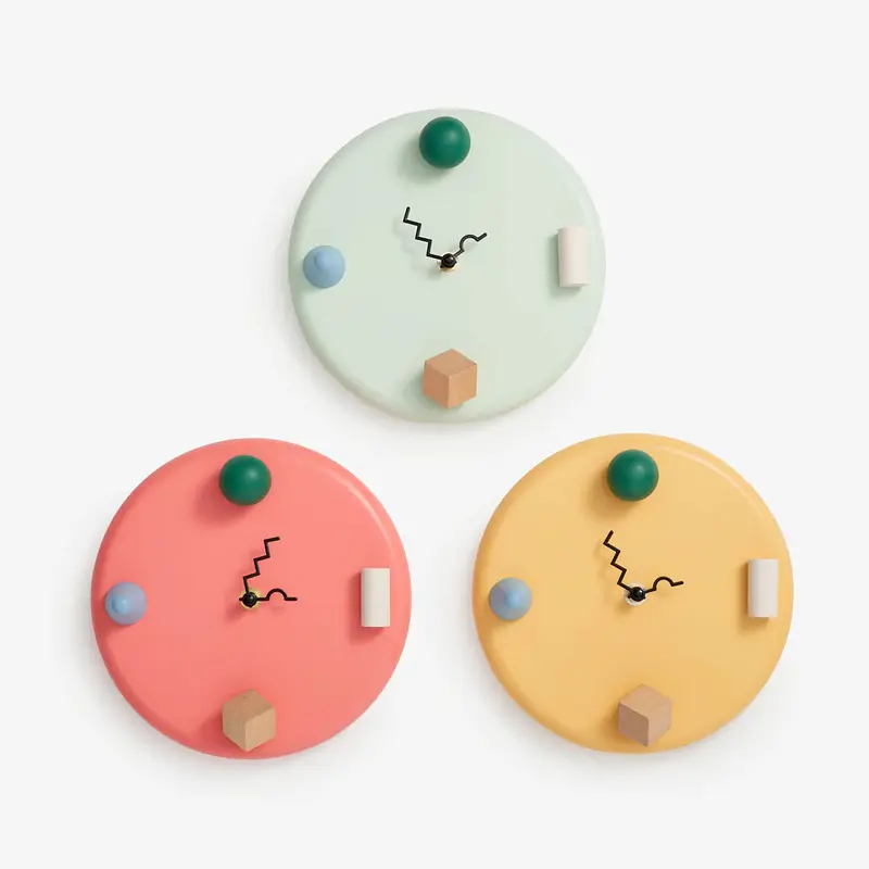 Wall Clocks by Pat Kim for Areaware