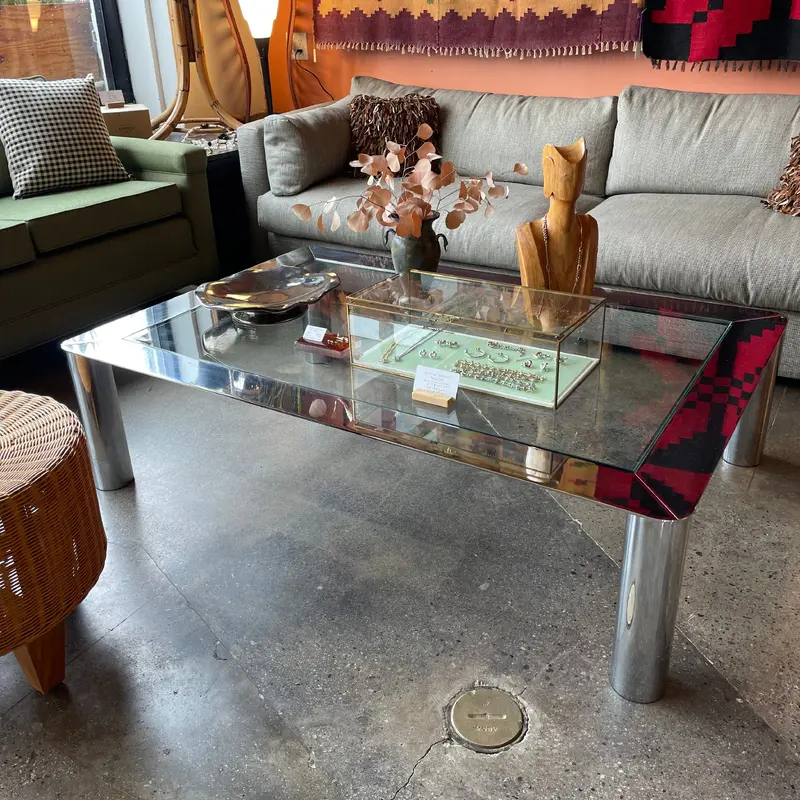 1960's Tubular Steel Coffee Table by Sergio Mazza & Giuliana Gramigna for Cinova