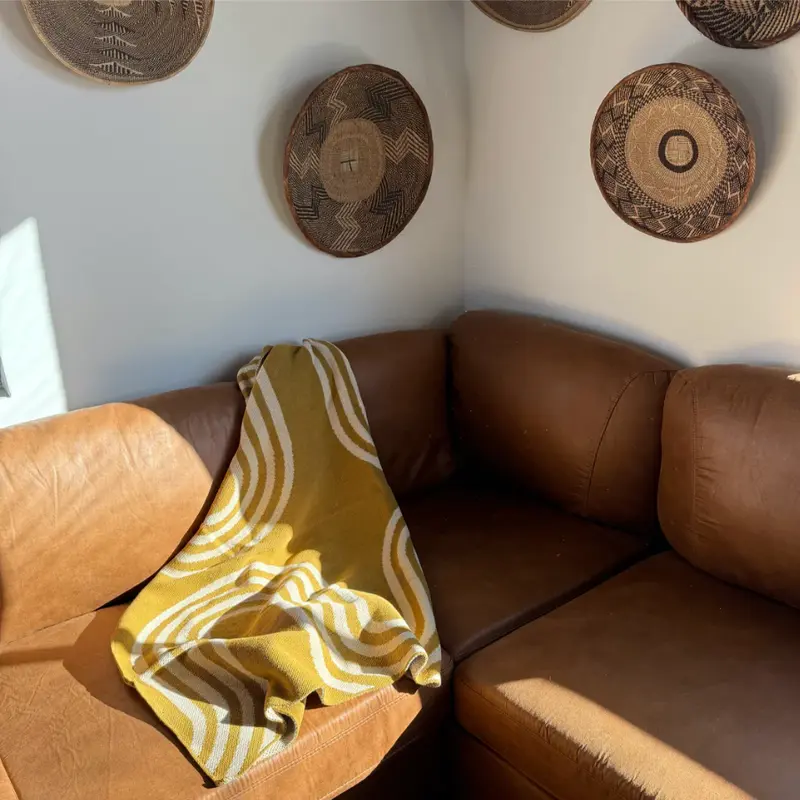 "78th St" Recycled Cotton Throw by Happy Habitat