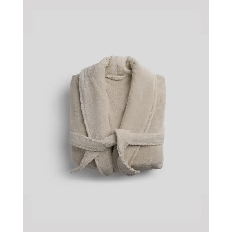 Classic Turkish Cotton Robe (Bone)