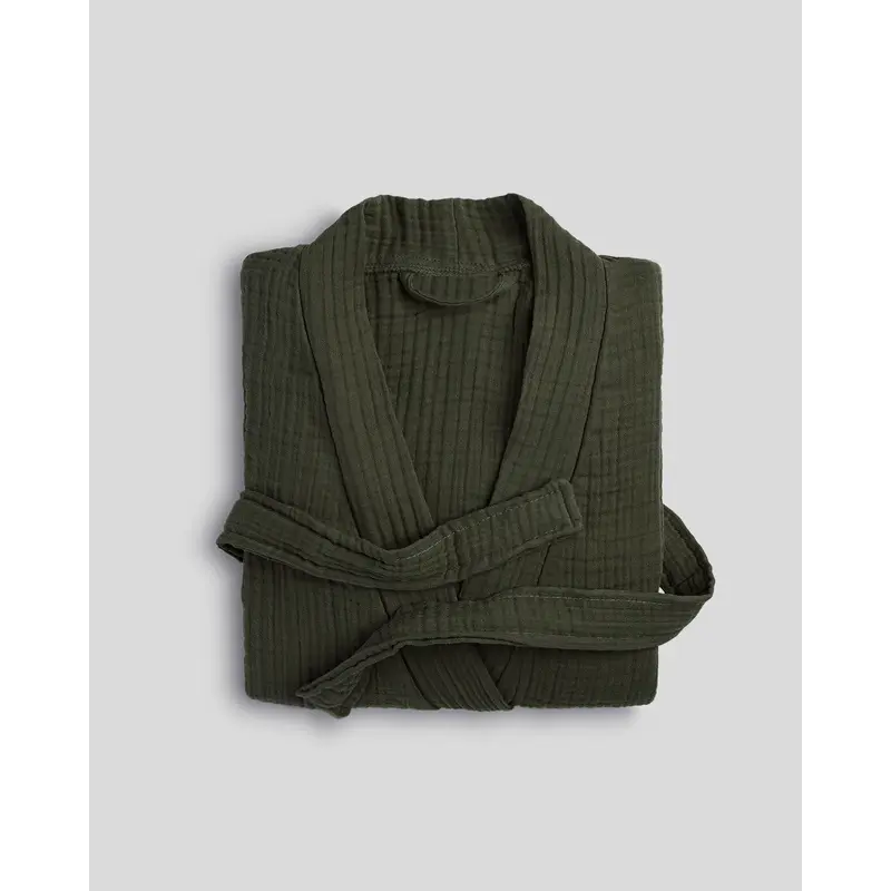 Cloud Cotton Robe (Evergreen)