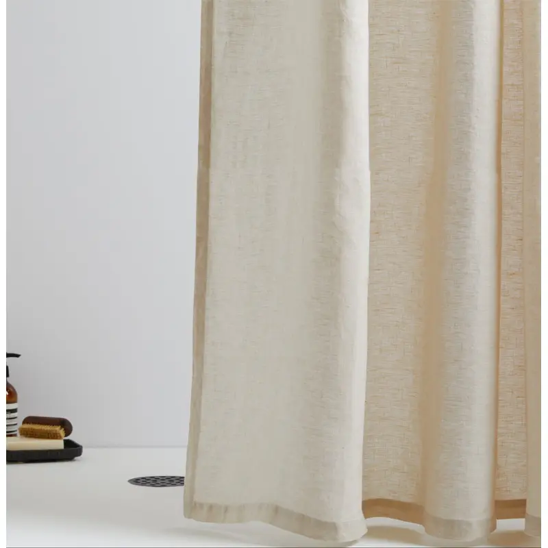 Linen Shower Curtain (Bone)