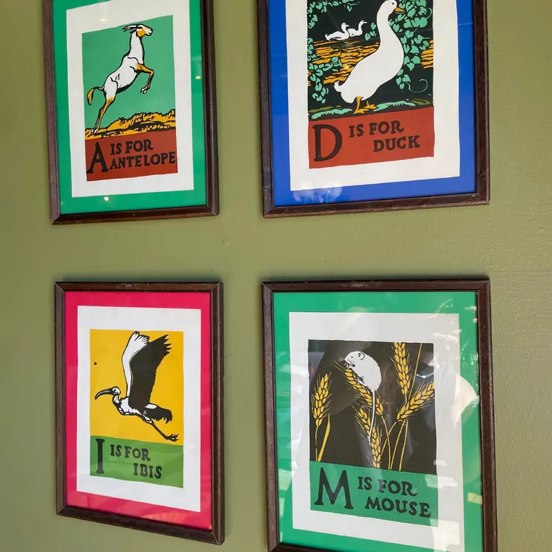 MCM Vintage Alphabet Art by C.B. Falls