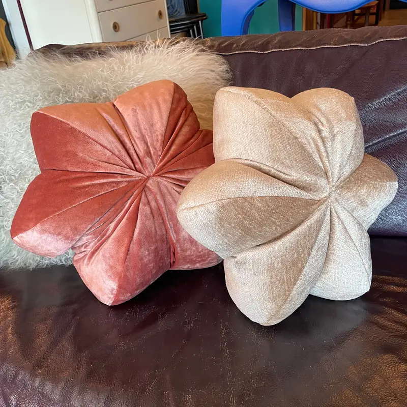 17" Star Anise Pillow by Anjia Jalac