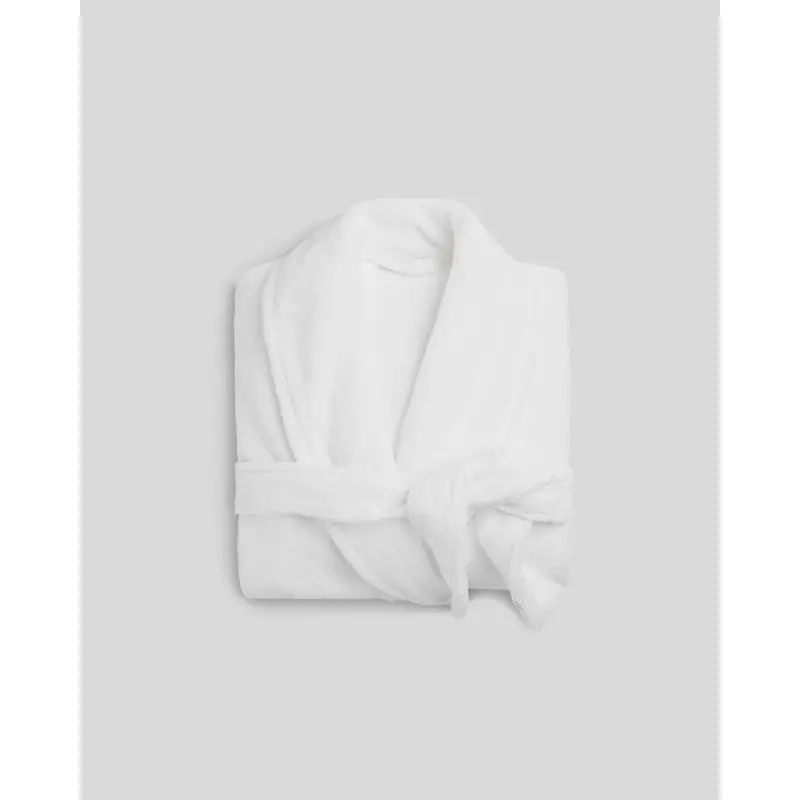 Classic Turkish Cotton Robe (White)