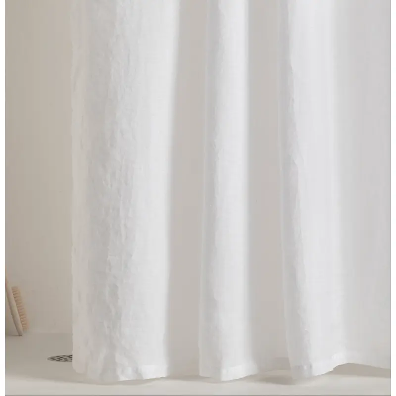 Linen Shower Curtain (White)