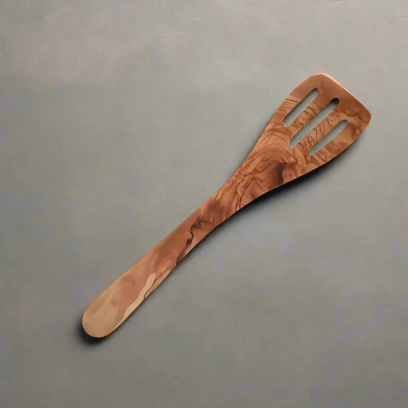 Olive Wood Slotted Spatula
