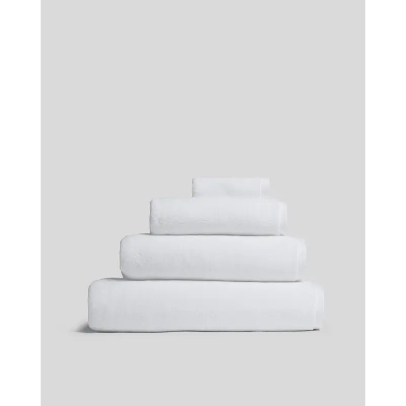 Organic Plush Towels (White)