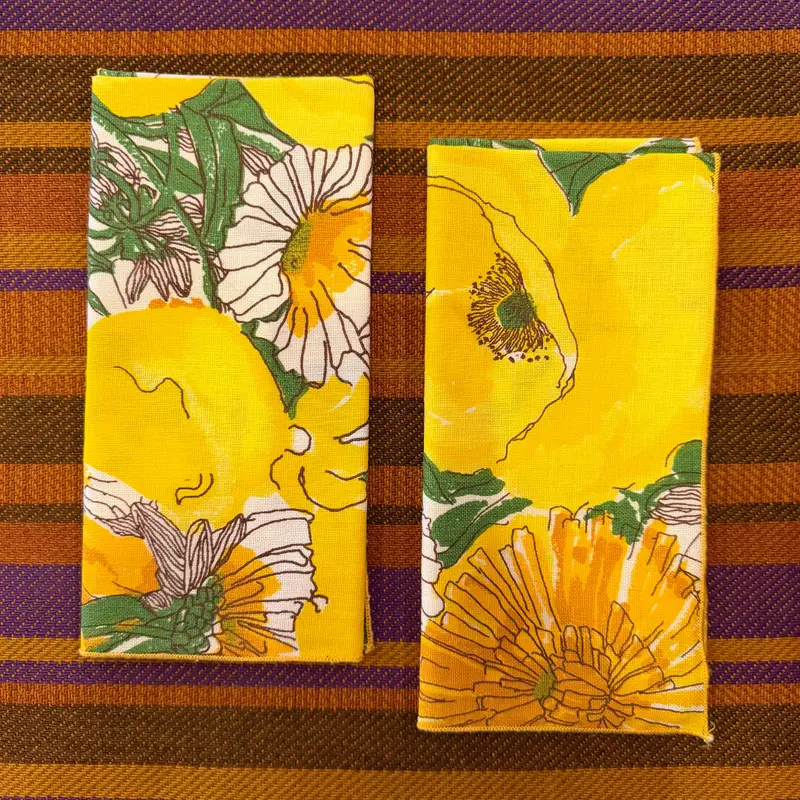 Vintage Vera Neumann Floral Napkins