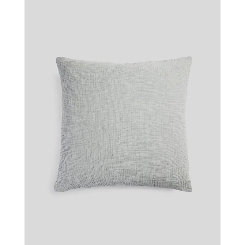 Organic Cloud Cotton Euro Sham (Smoke)