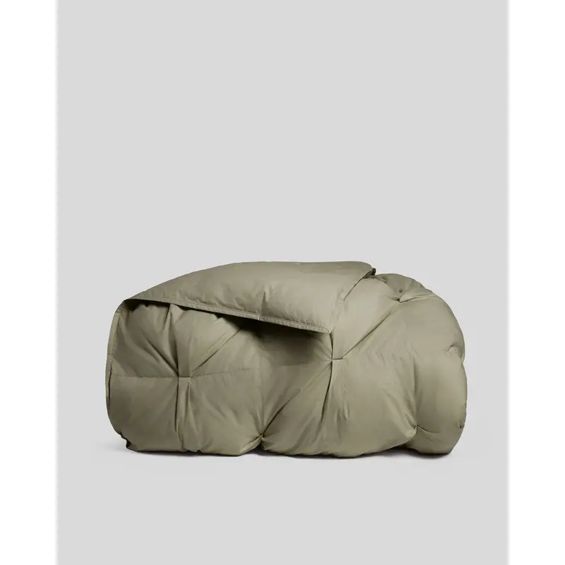 Organic Cotton Puff Comforter (Moss)