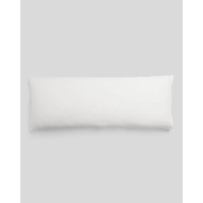 Vintage Linen Body Pillow Cover (Antique White)