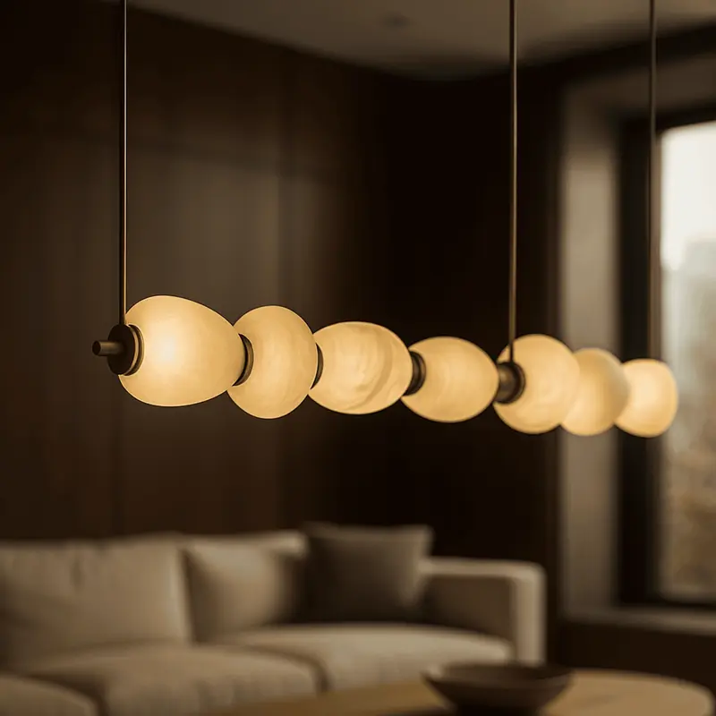 Lunara Marble Pendant Light