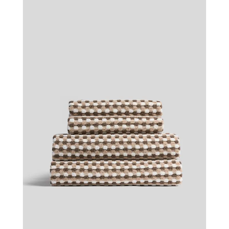 2+2 Organic Mosaic Bath Bundle - Ash and Toast