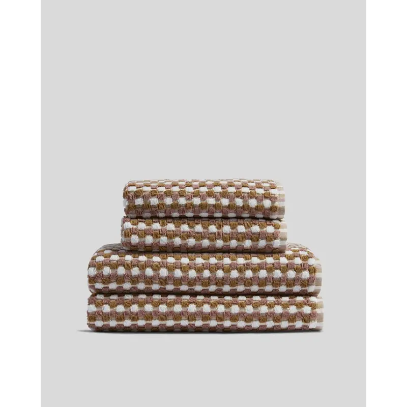 2+2 Organic Mosaic Bath Bundle - Ochre and Clay