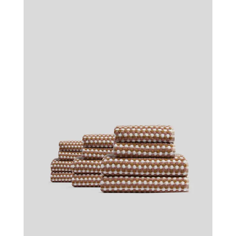 6+6 Organic Mosaic Bath Bundle - Ochre and Clay