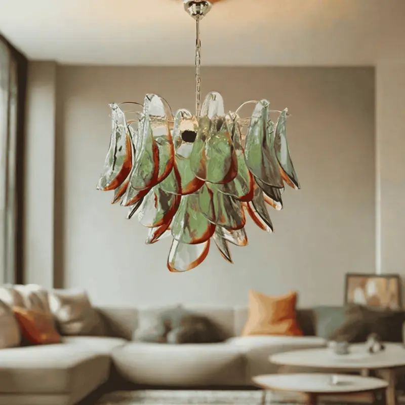 Auraglow Nordic Glass Chandelier