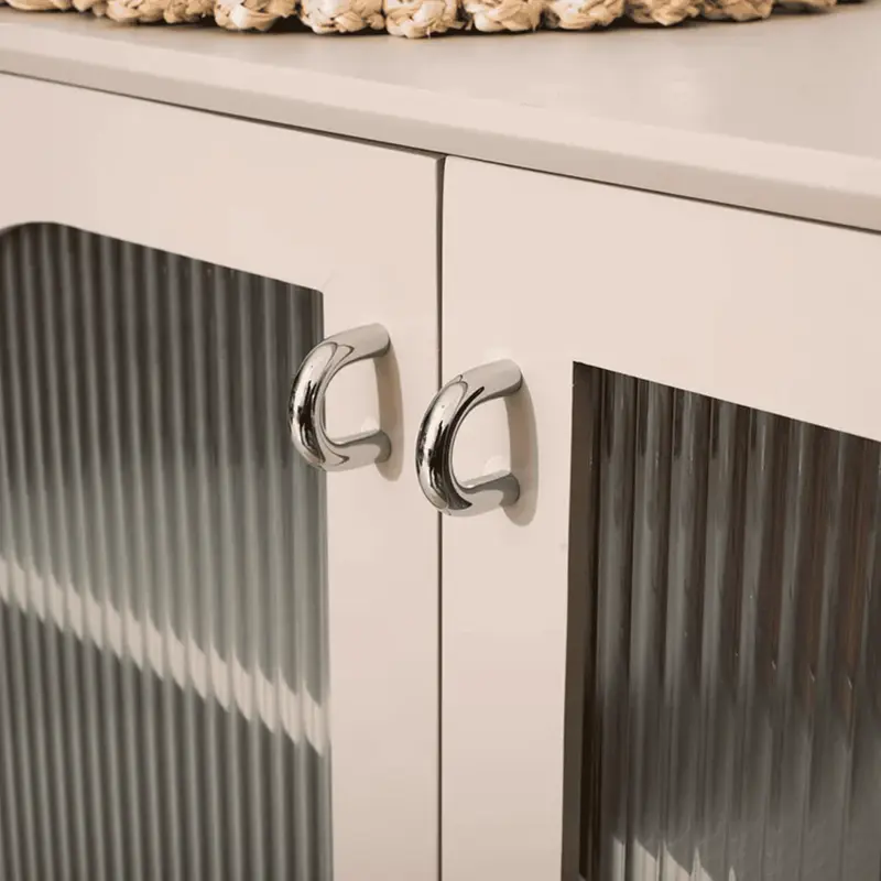 GlossSilver Knob & Pull