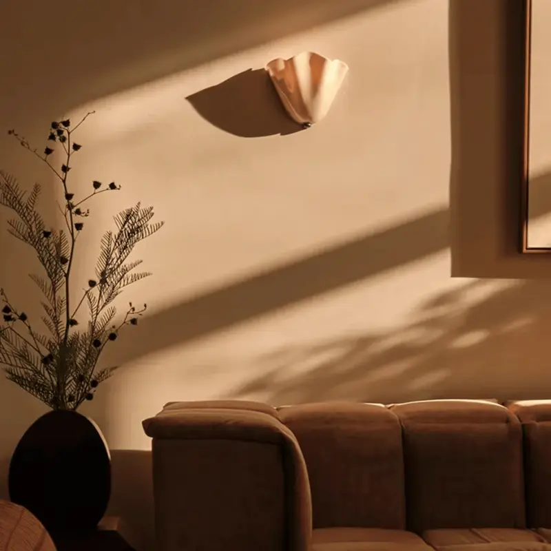 MaisonVerre Wall Light  Vintage Glass Stone LED Lamp