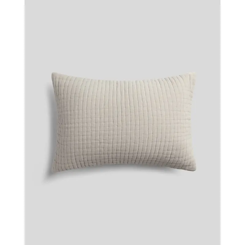 Organic Air Cotton Mini Sham (Bone)