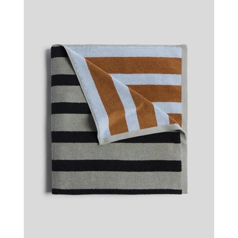 Organic Cabana Beach Towel (Sage and Honey)