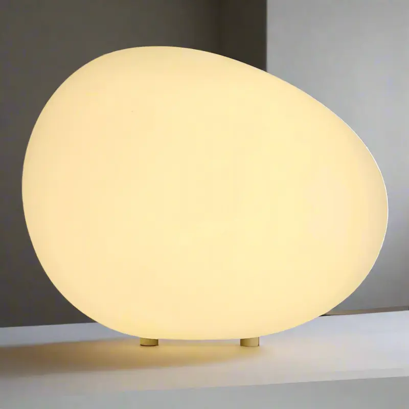 PebbleGlow LED Night Light  Minimalist Bedside Lamp