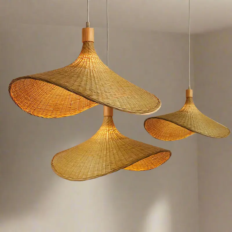 Willow Hand Woven Bamboo Pendant Light