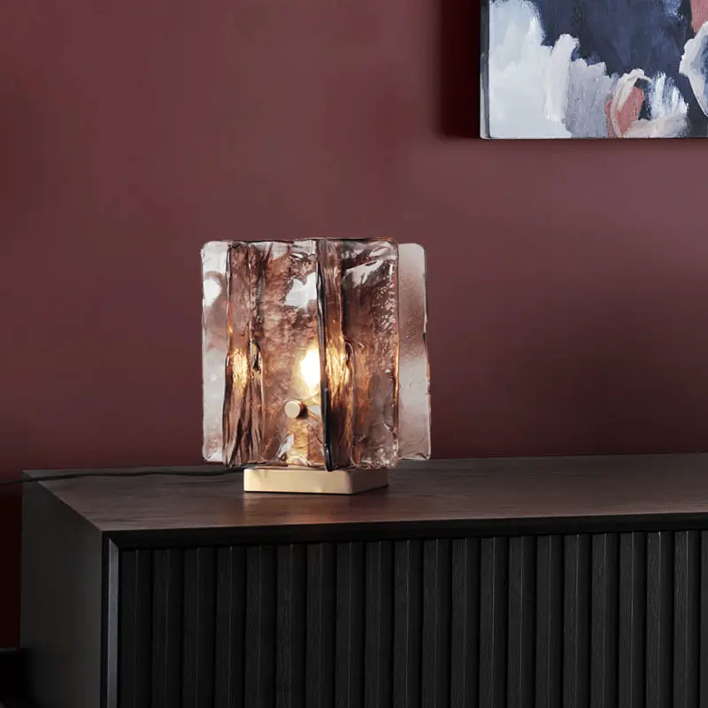 Aurelia Crystal Copper Table Lamp