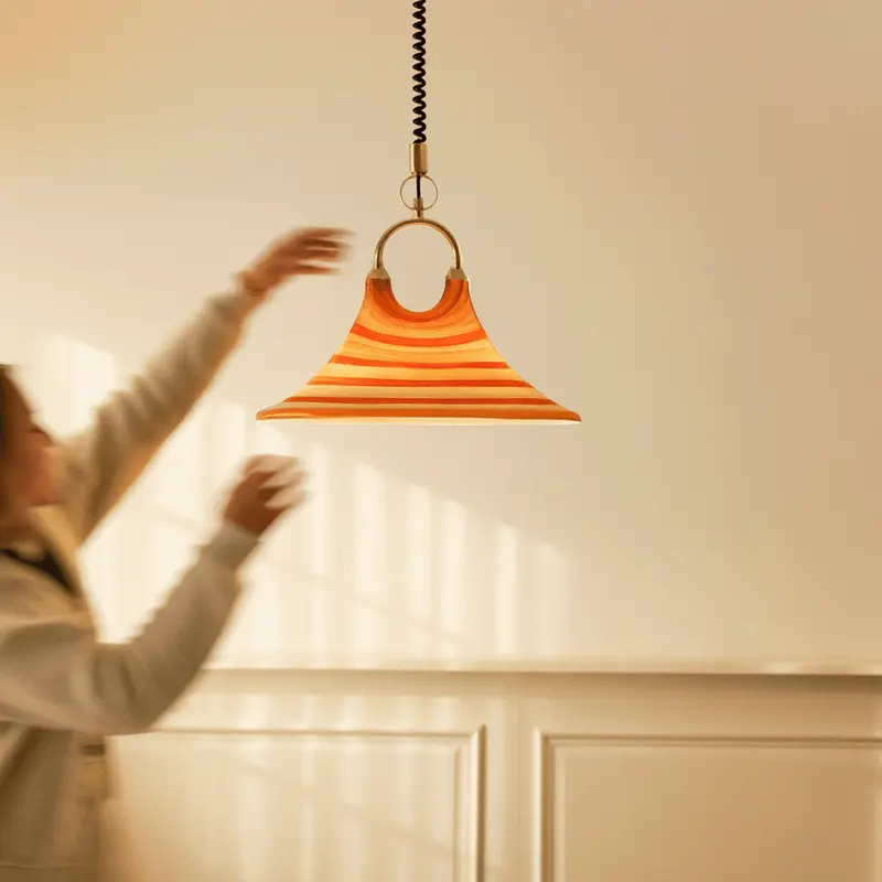 Hornella Pendant Light  Modern Acrylic & Metal Chandelier