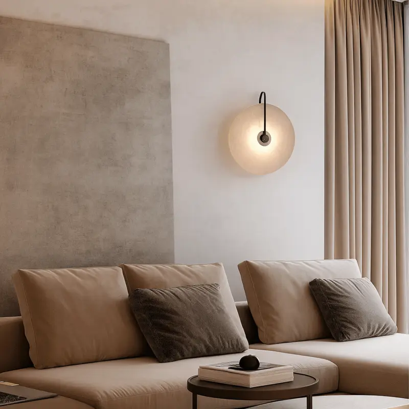 Lunaro Marble Wall Lamp.