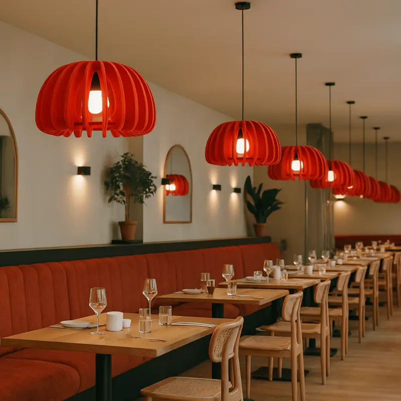 Sonora Felt Pendant Light  Modern Acoustic Noise-Reducing LED Chandelier