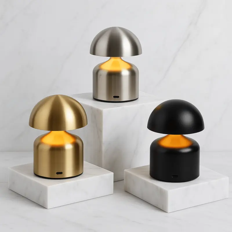 TrioGlow Rechargeable 3-Color Touch Lamp