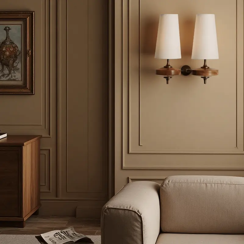 Auralis Dual Fabric LED Wall Lamp