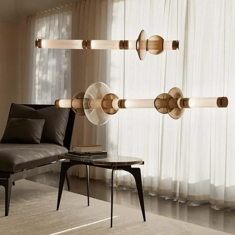 Aurelio Glass Bar Chandelier