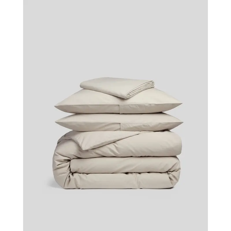 Brushed Cotton Venice Set - Bone F/Q