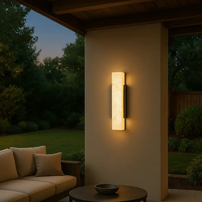 LumoMarble Outdoor Waterproof LED Wall Light