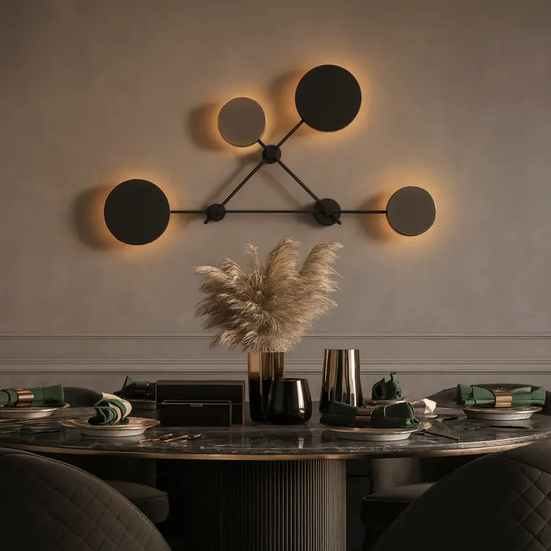 LunoForma Modern LED Wall Lamp  Elegant Geometric Design