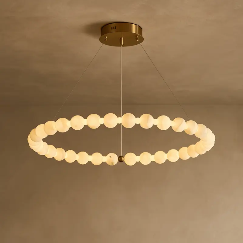LustraMarble Halo Chandelier  Modern Marble