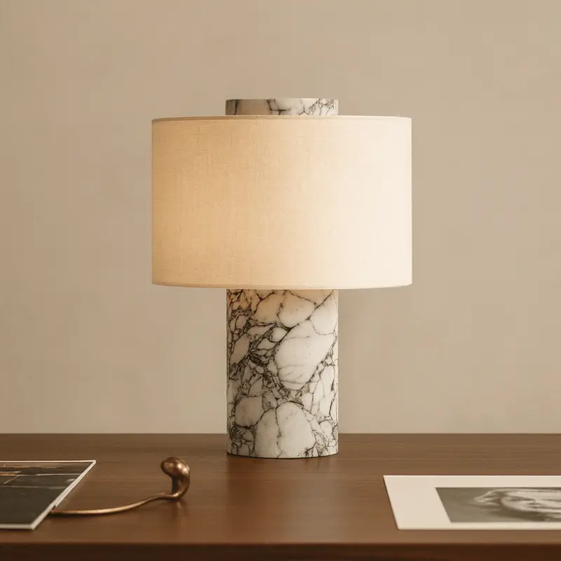 Luxury Bulgari Marble Table Lamp