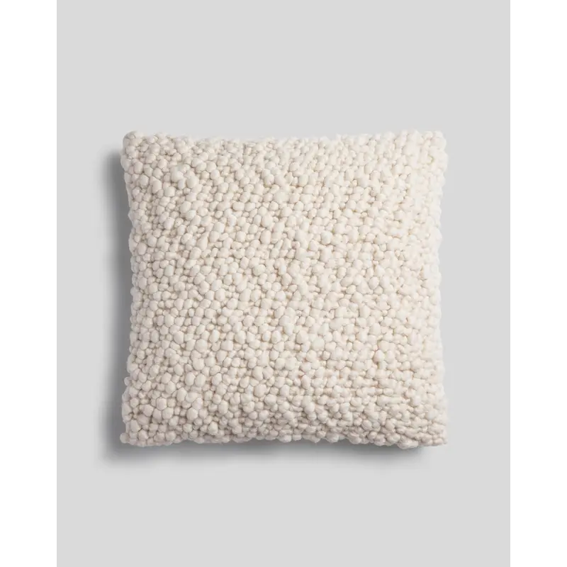 Pebble Handwoven Pillow Cover (Cream)