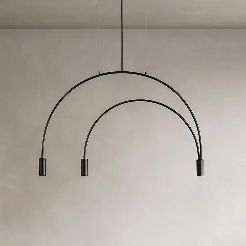 ArcLinea  Triple Light Semi-Circle Pendant