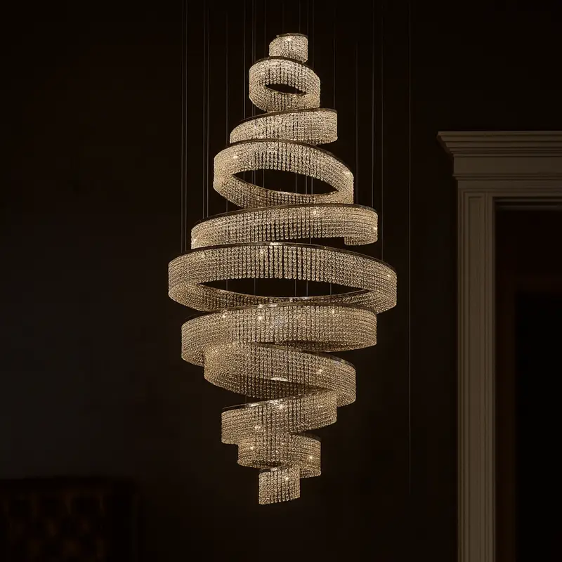 Auralis clat Luxury Crystal Chandelier