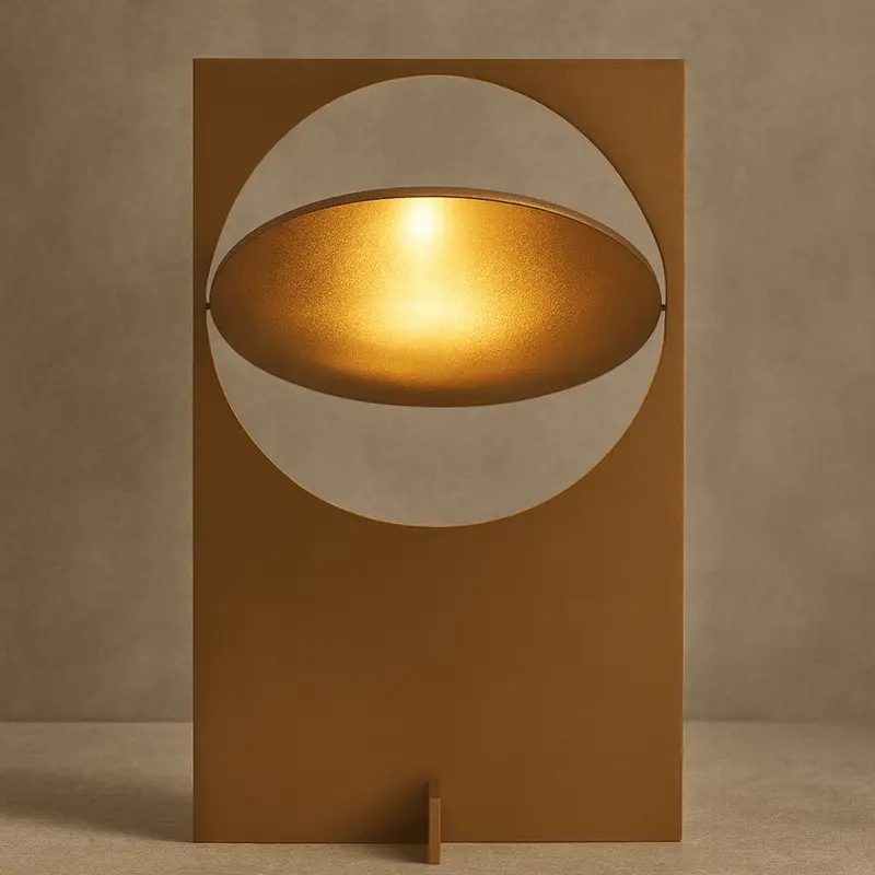 AureaSun Gold Modern Sunset Table Lamp