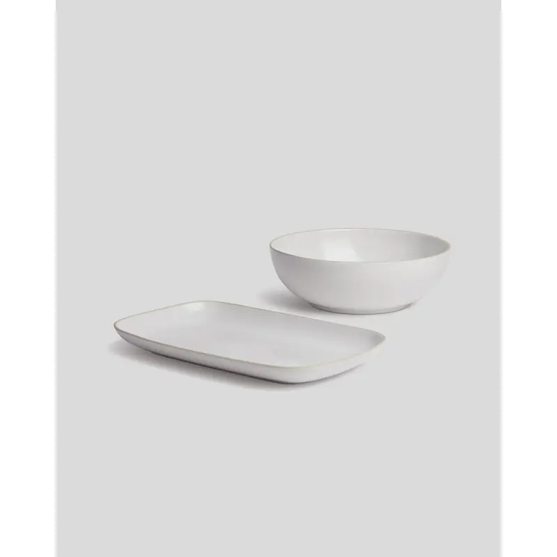 Stoneware Serveware (White)