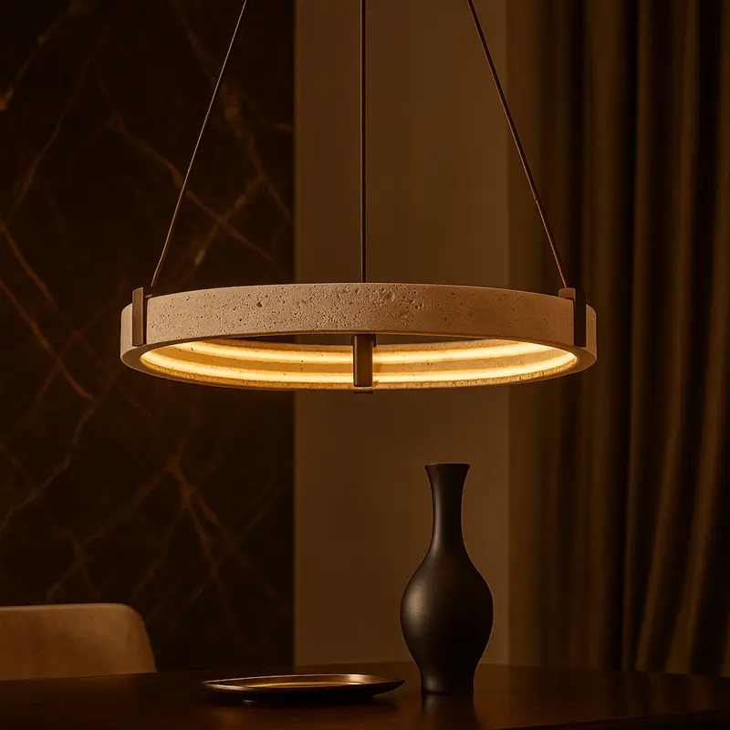 TerraStone Ring Pendant Light