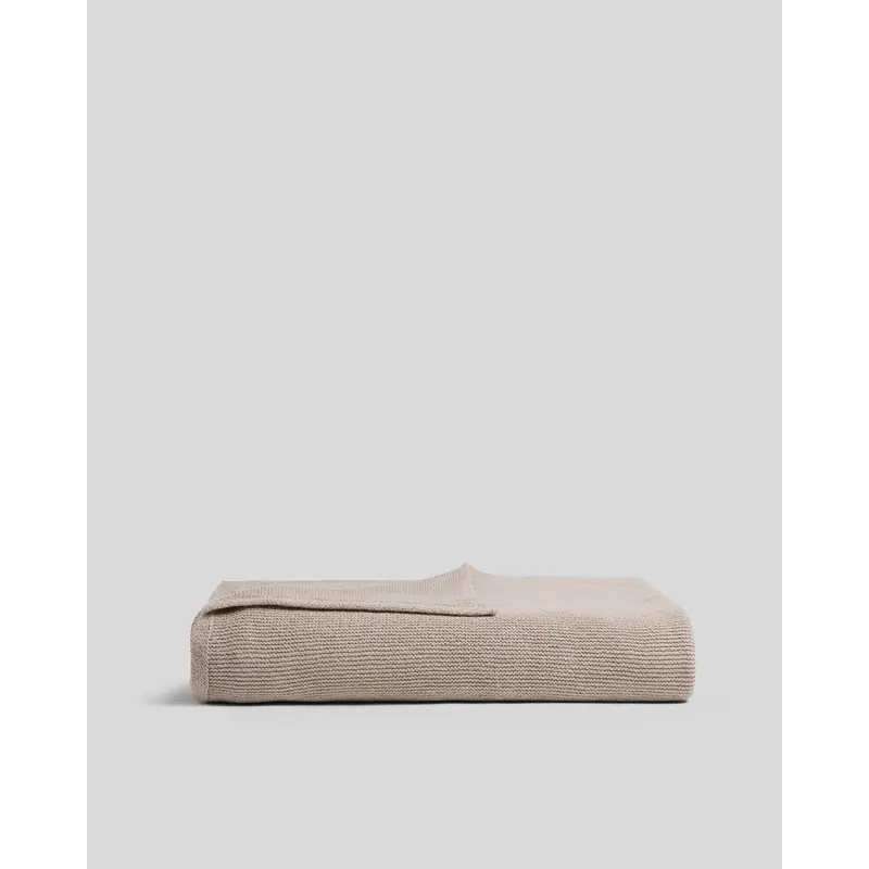 Soft Spun Cotton Throw (Natural)