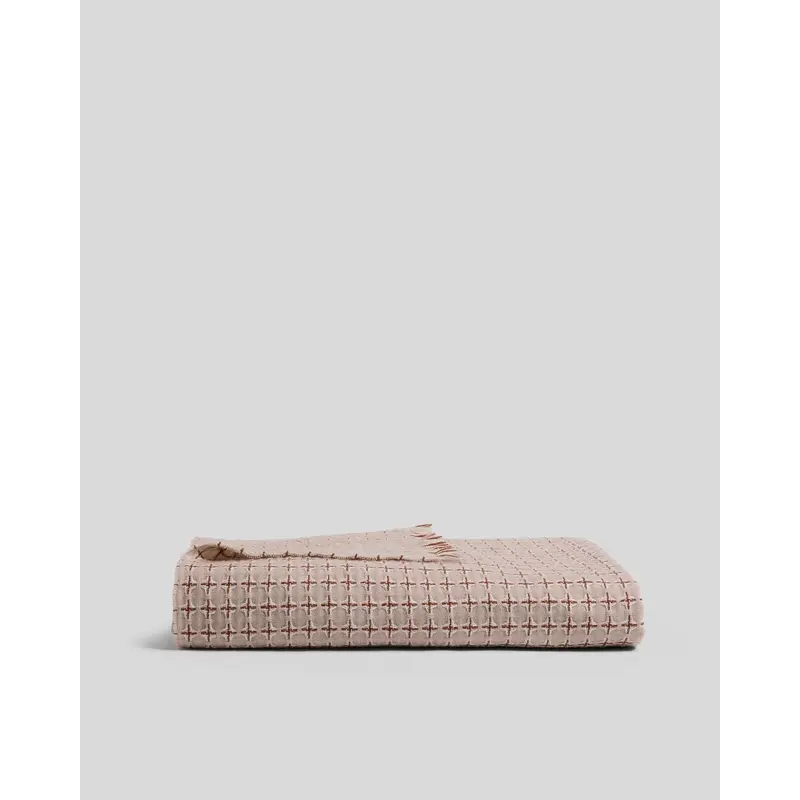 Stargaze Wool Throw (Natural and Tobacco)