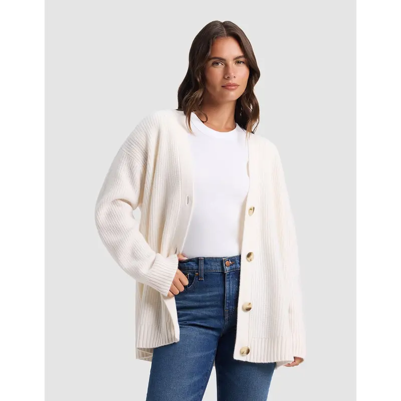 Oversized Sunday Cashmere Cardigan