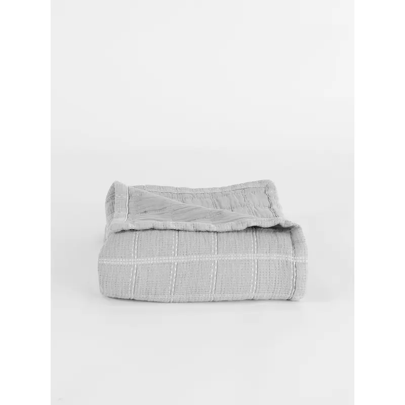 Waffle Windowpane Blanket - Last Chance