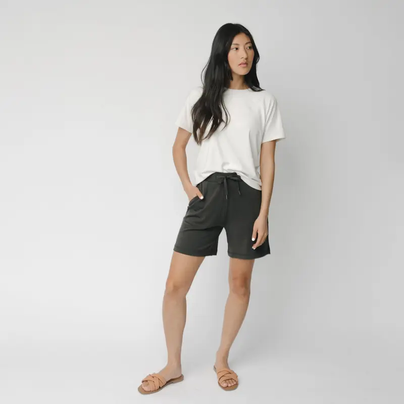 Women's Brushed Bamboo Mid-Length Shorts - Last Chance